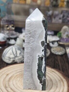 Green Unicorn Jasper Tower (A) (4 In) Inner Child Work